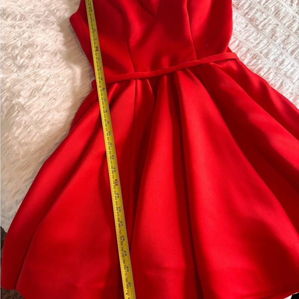 Terani Couture Red Fit and Flare Mini Dress - Picture 10 of 10